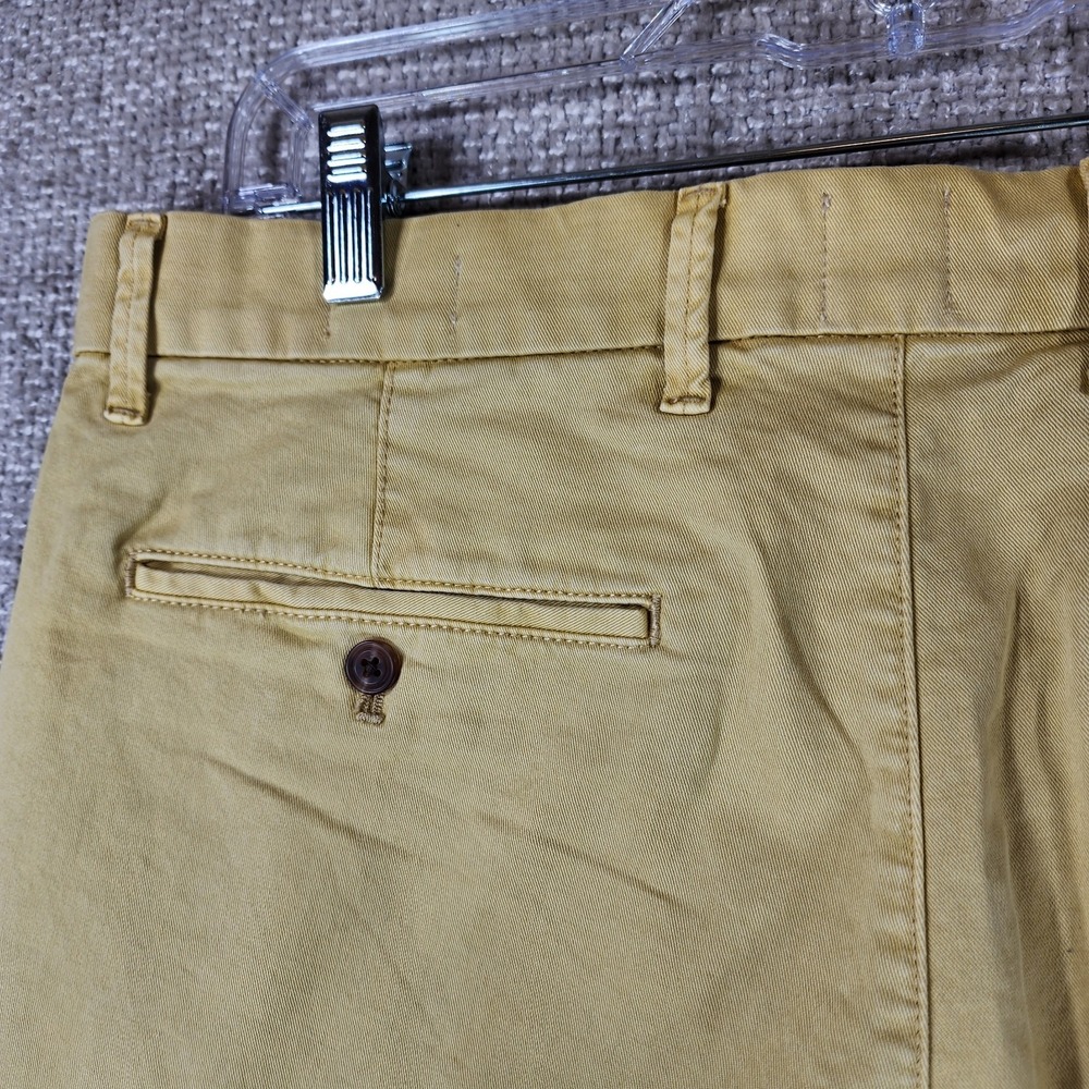 Gap Flex Cotton Chino Shorts Mens 33x12 Gold Casual Stretch Golf Comfort NWT - Picture 7 of 14
